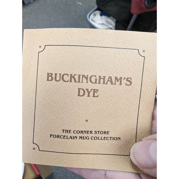 The Corner Store Porcelain Mug Collection Buckingham's Dye Franklin - Picture 2 of 6
